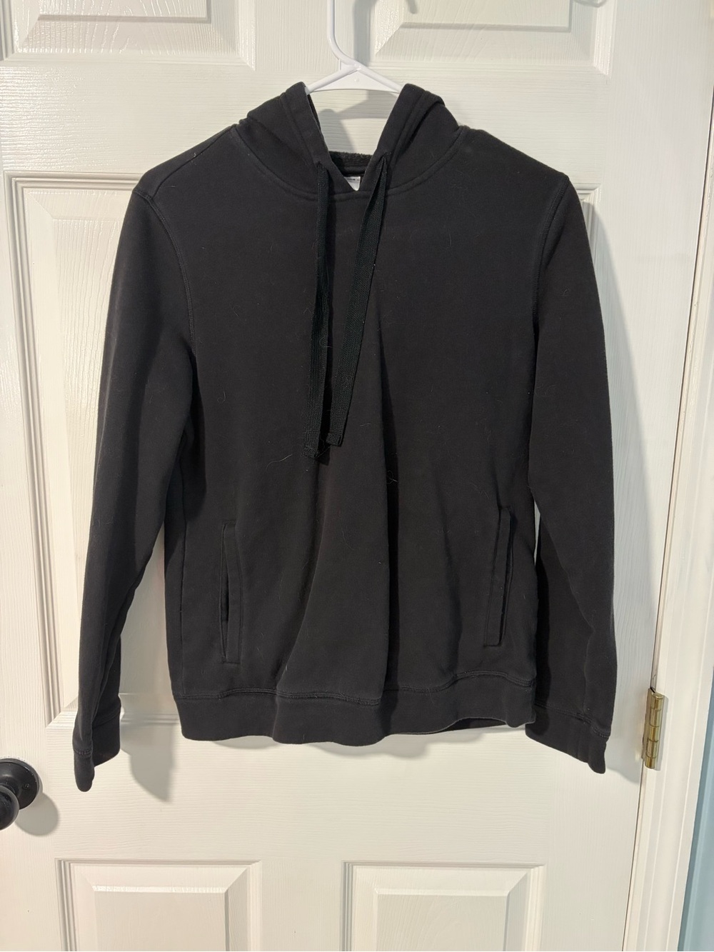 adidas Black Women's Crewneck Hoodie Pullover